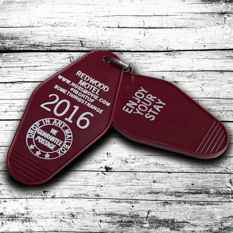 Redwood Motel Key Chain - nightofsomethingstrange.com
